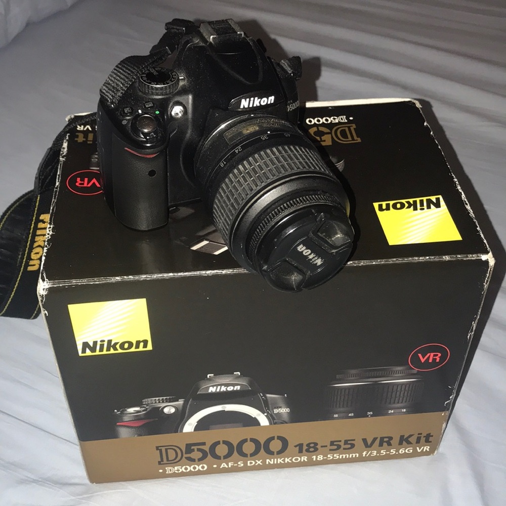 Used SLR Nikon camera